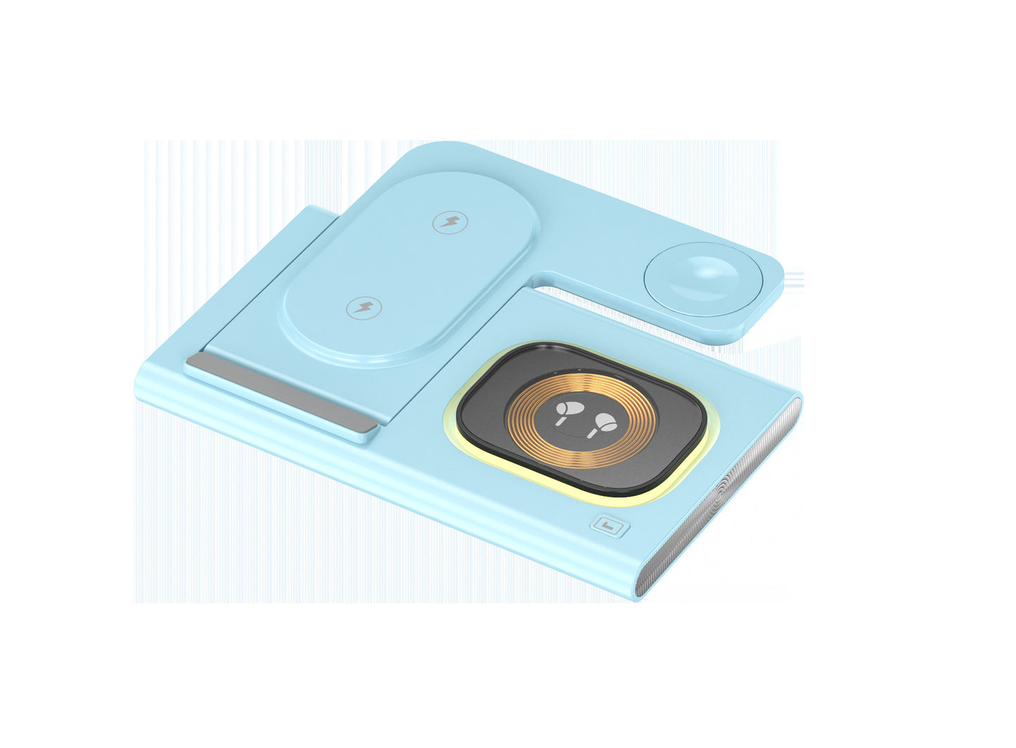 wireless charger with smartphone