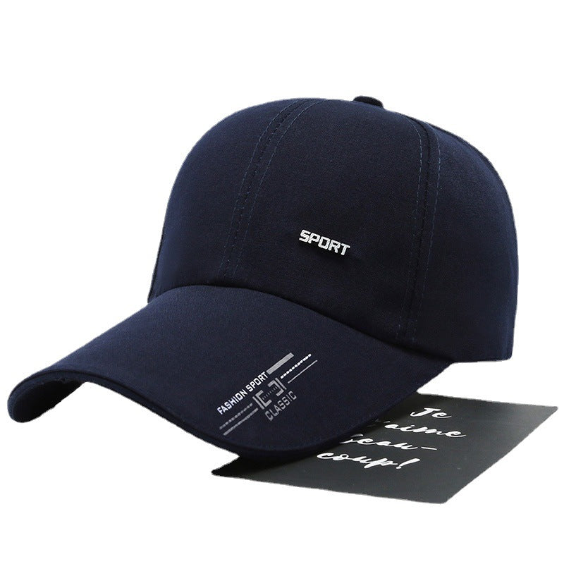 Men's fishing cap in beige color