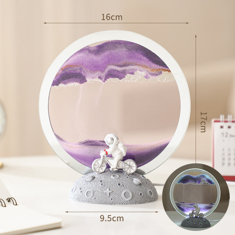 3D dynamic sand art desktop decor