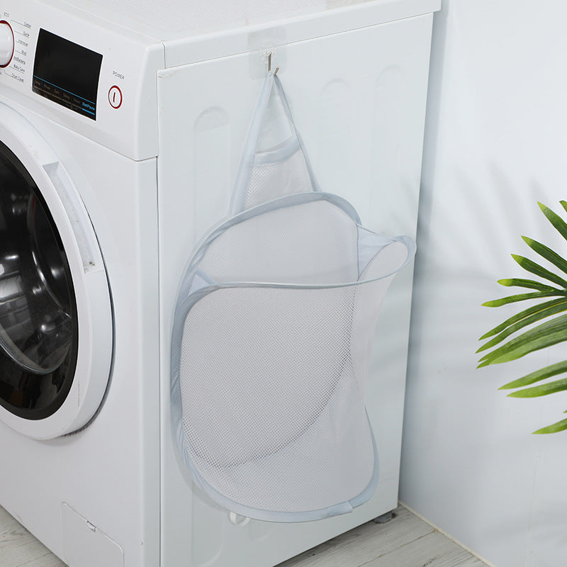 Durable oxford cloth laundry organizer for bathroom