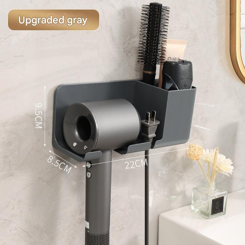 Durable plastic hair dryer holder