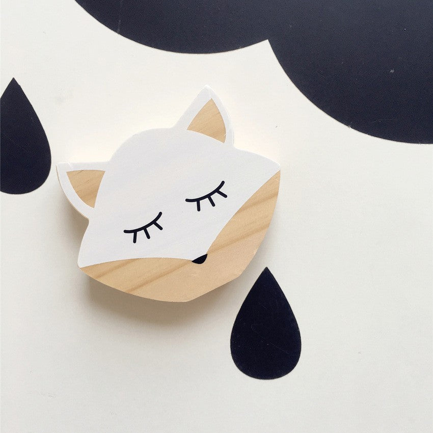 Scandinavian wooden bunny figurine