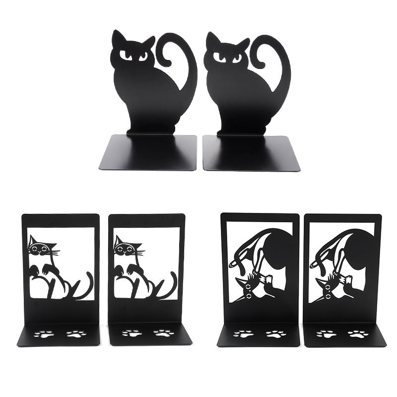 Functional cat-shaped bookends image 6