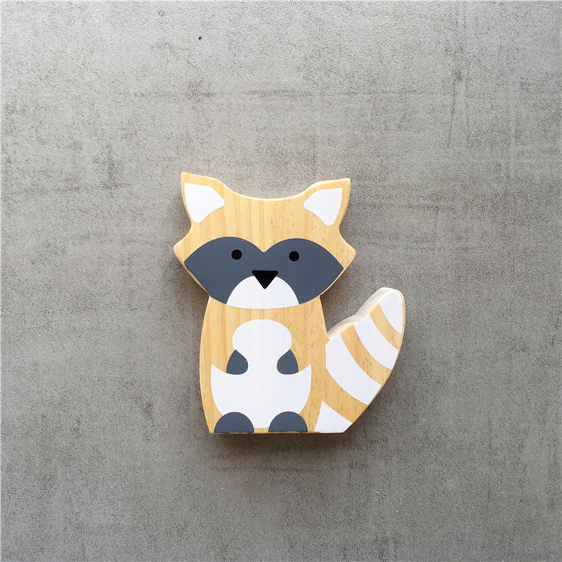 Nordic style wooden fox figurine image 1