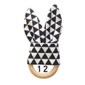 Wooden Ring Teether: Rabbit Ears No. 12
