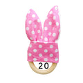 Wooden Ring Teether: Rabbit Ears No. 20