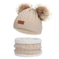 Double Pom-Pom Khaki Set