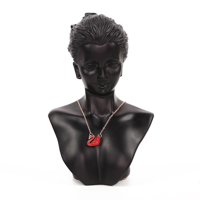 modern resin jewelry holder black finish