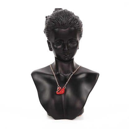 modern resin jewelry holder black finish