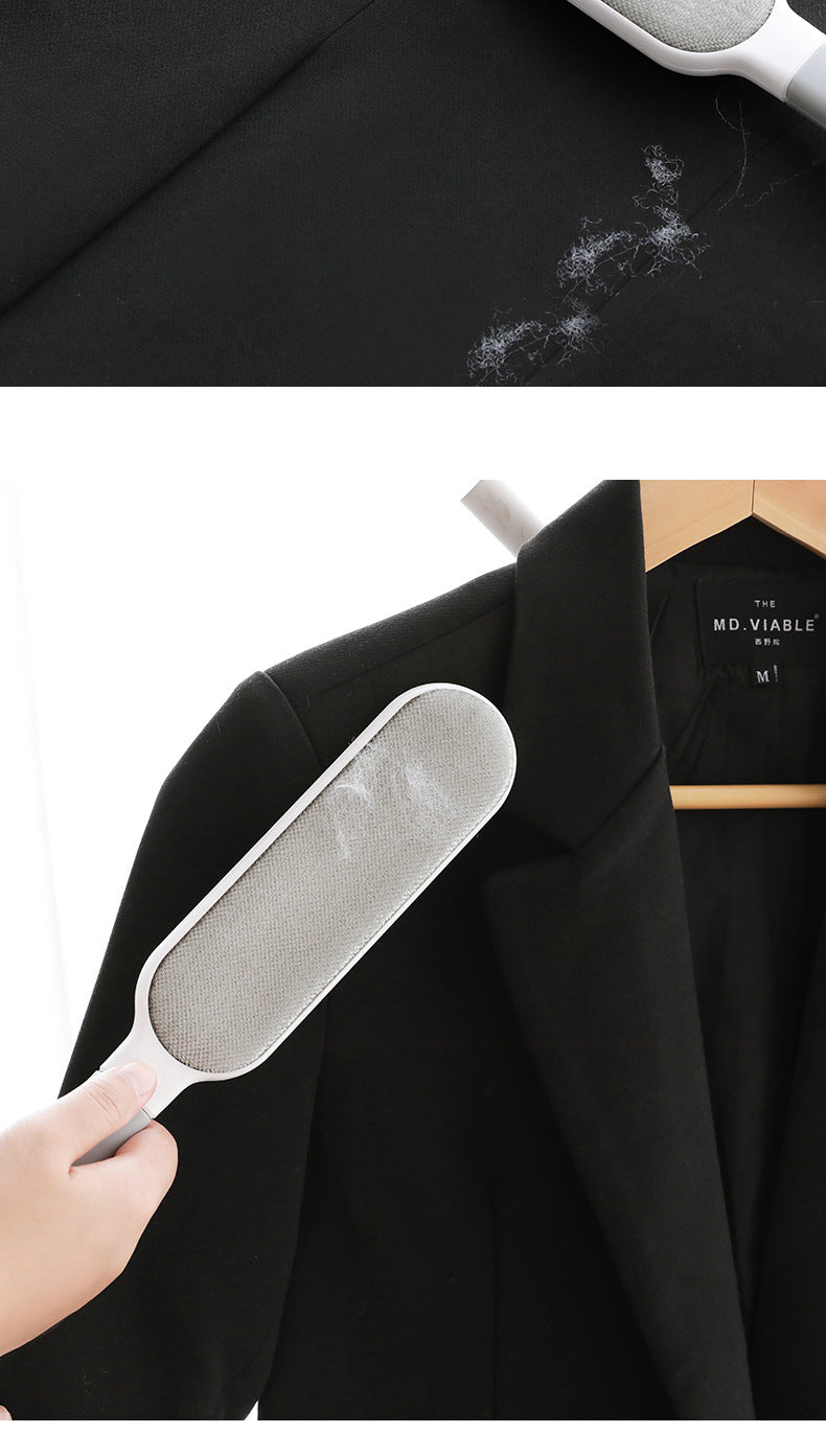Double-sided pet hair remover brush texture detail