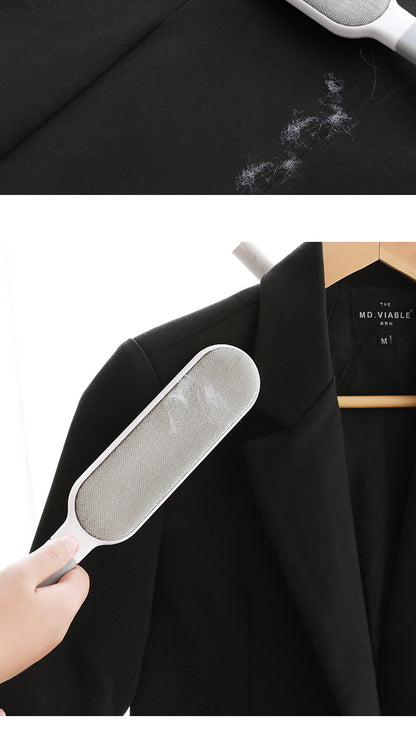 Double-sided pet hair remover brush texture detail