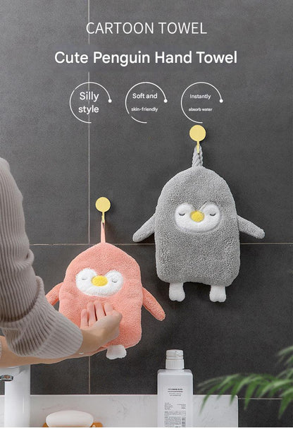 Cute and functional coral fleece hand towel - image 1