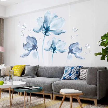 3D floral wall sticker image 6