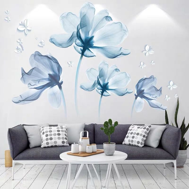 3D floral wall sticker image 4