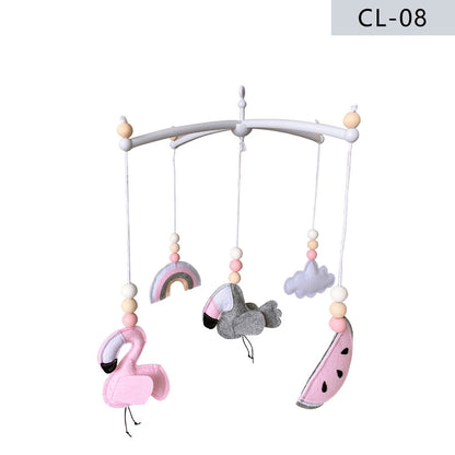 Colorful felt nursery mobile image 3