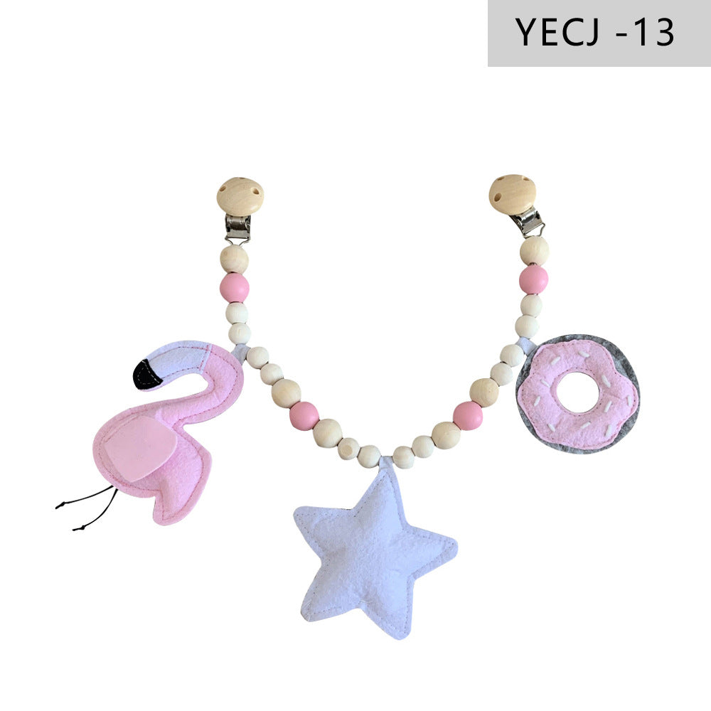 Stylish pacifier clip and teething accessory