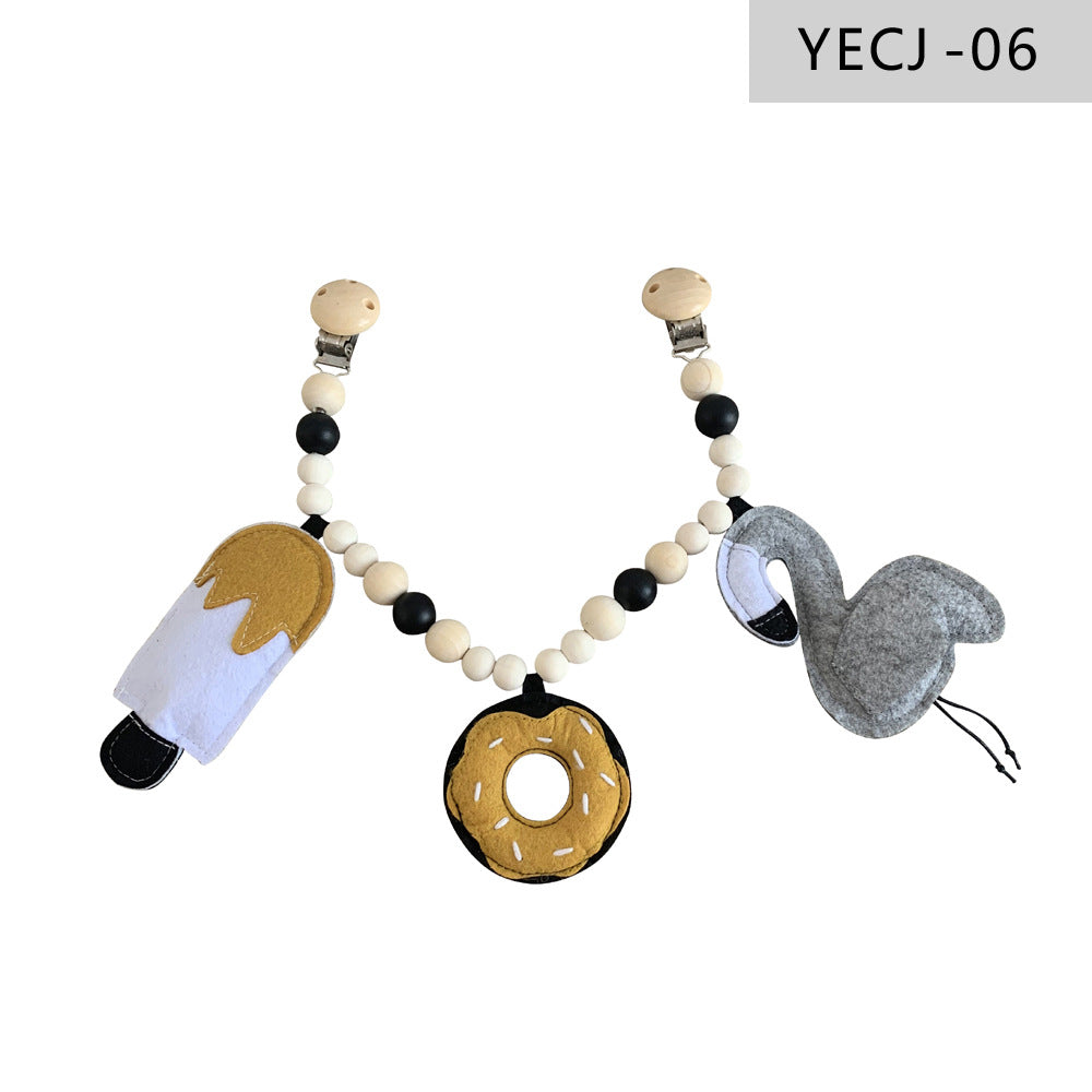 Stylish pacifier clip and teething accessory