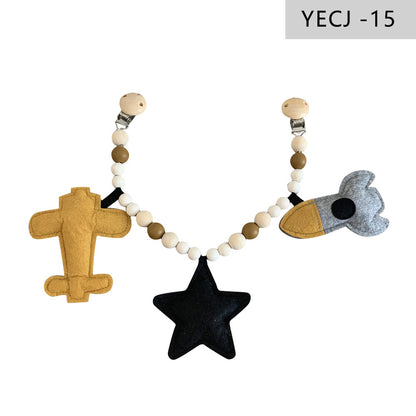 Pacific clip for babies with teething toy
