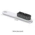 Gray White Shoe Brush