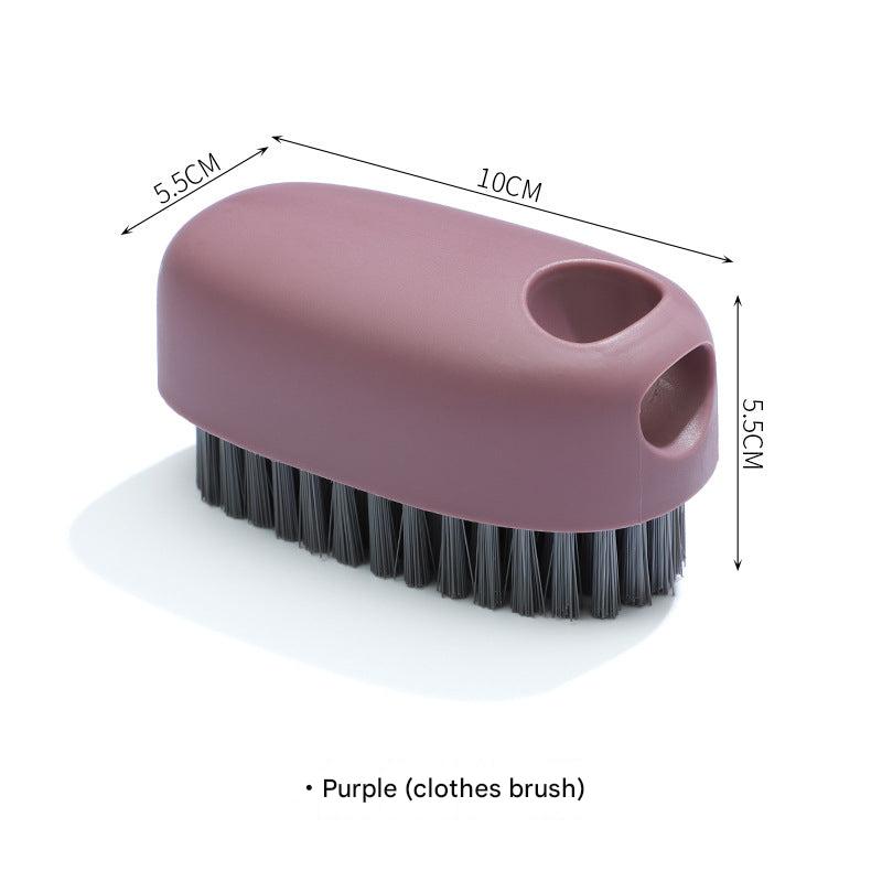 Multi-functional cleaning brush side view