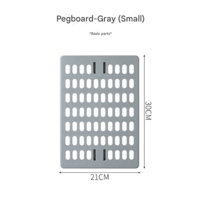 functional wall organizer with hooks
