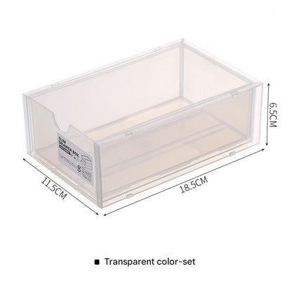 Multi-functional storage box for cosmetics and office supplies