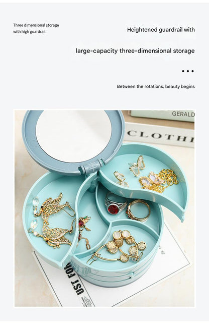Elegant jewelry storage for necklaces and rings
