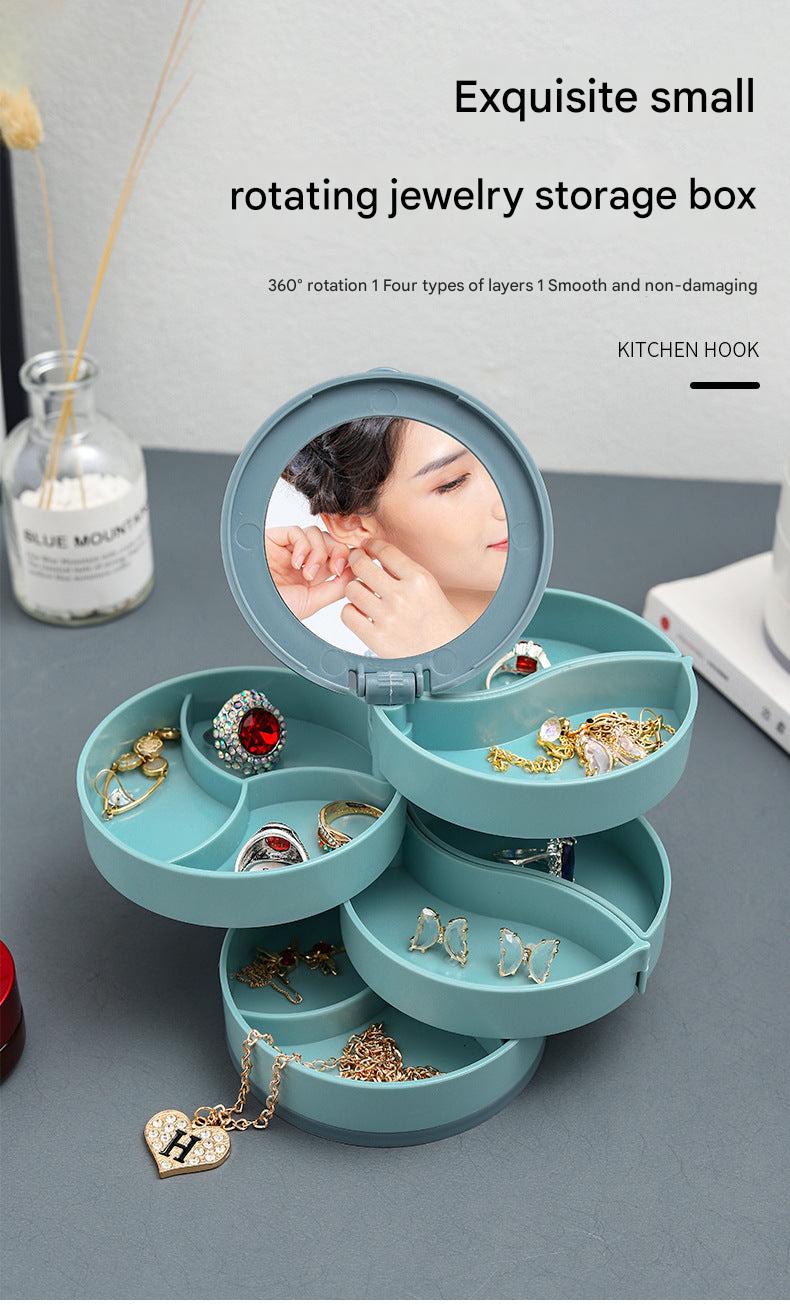 Dust-proof jewelry box with modern design