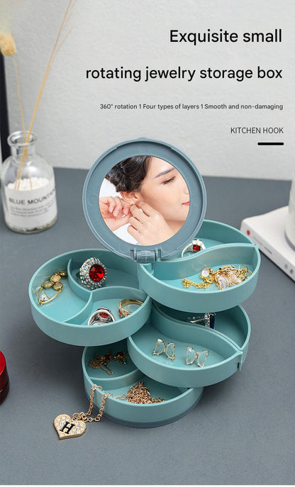 Dust-proof jewelry box with modern design