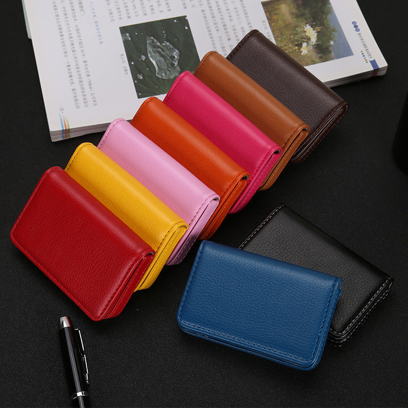 Business card holder yellow color