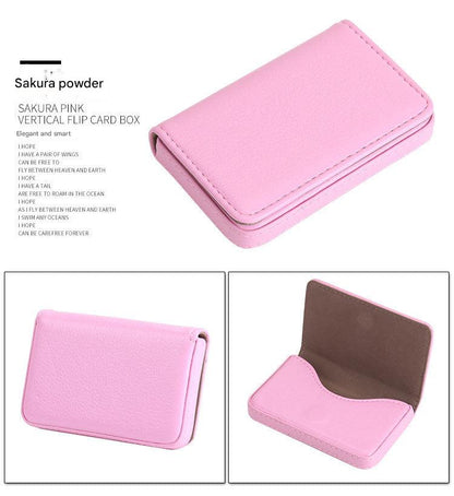 Business card holder blue color