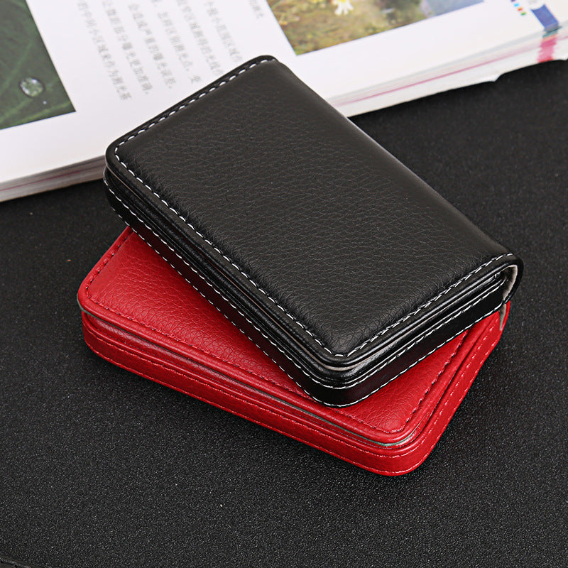 Business card holder red color
