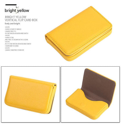Business card holder apricot color