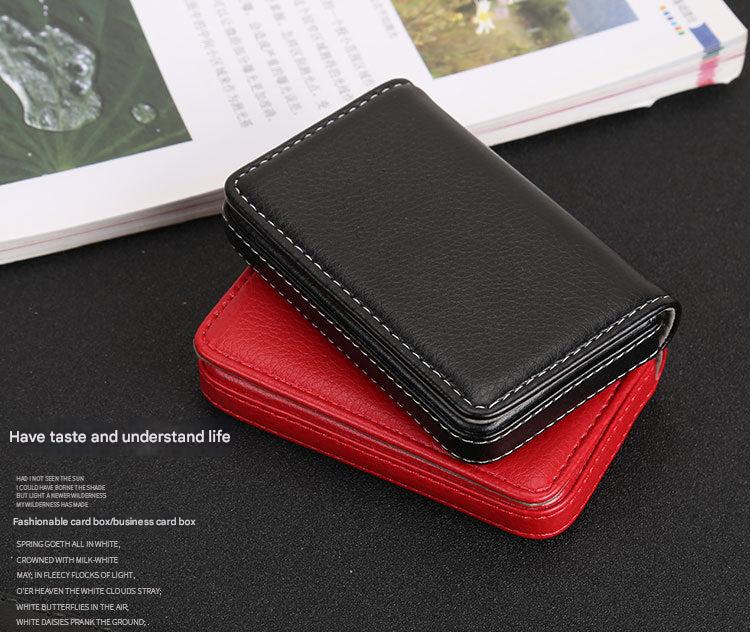 Business card holder pink color