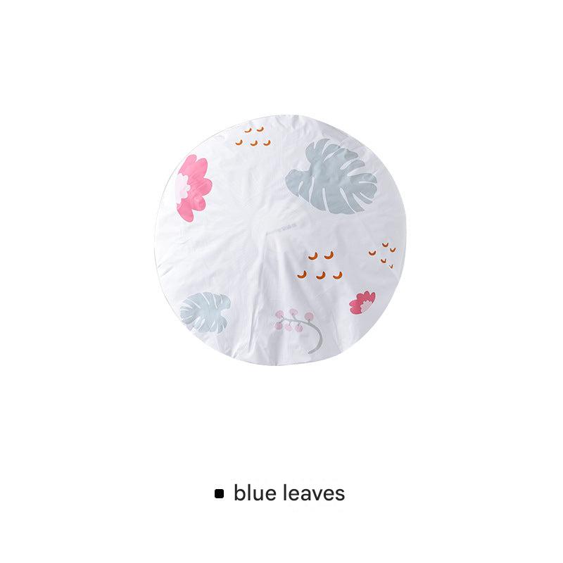 Stylish PEVA dust cover for floor fan - flower design