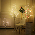 60cm Desktop White Birch Tree [24 Lights USB Version + Battery] with Switch and Plug Included (Pack of 1)