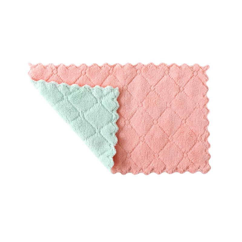 Microfiber cleaning cloth with stylish patterns