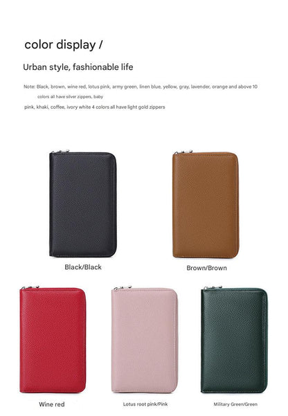 Premium RFID Leather Passport Holder Image 5