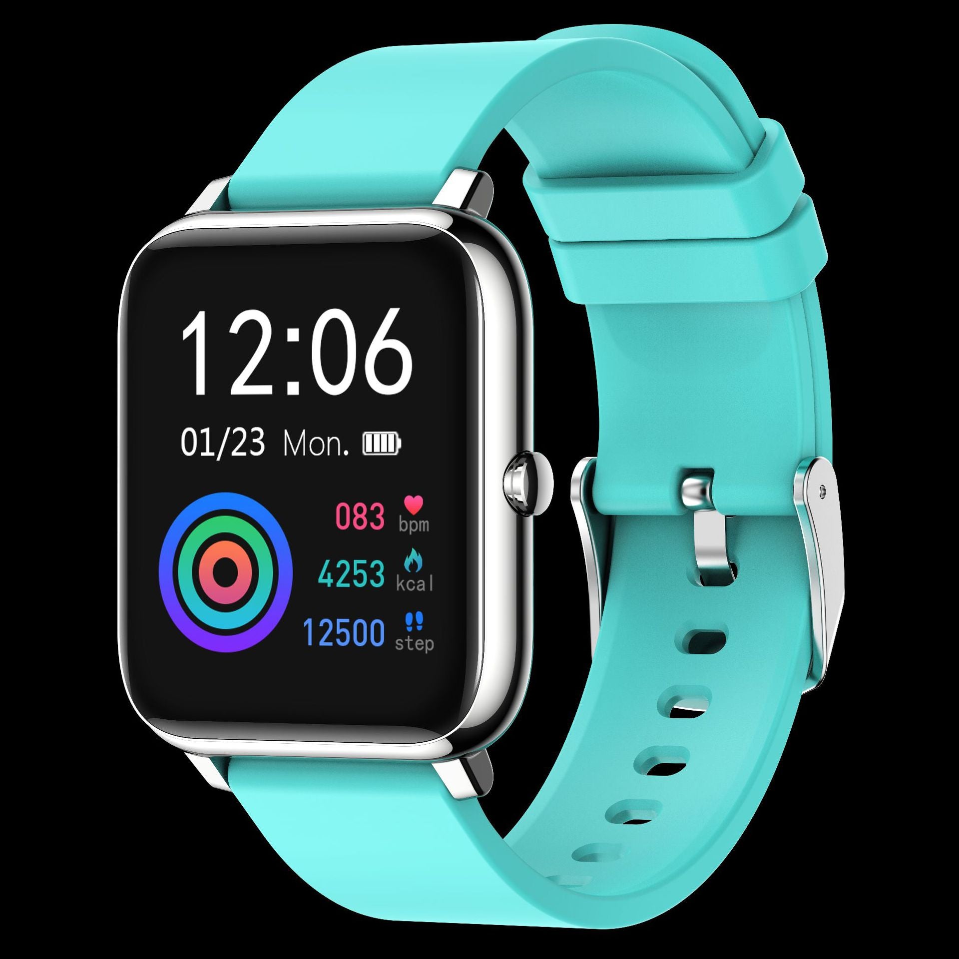 Smart Fitness Tracker Watch in use during exercise