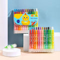 Rotating crayons 24 colors (Pack of 2)