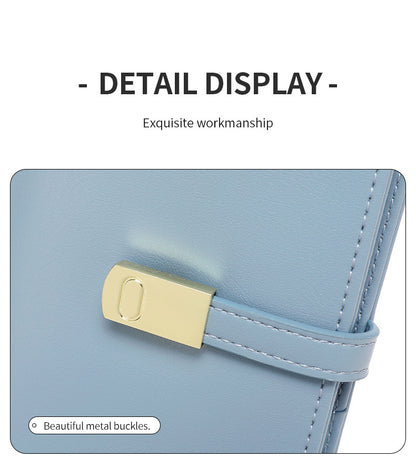 Interior view of RFID-blocking women's wallet