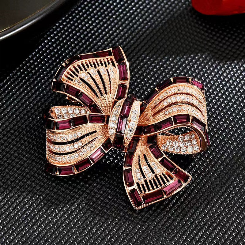 Butterfly Knot Brooch Side View