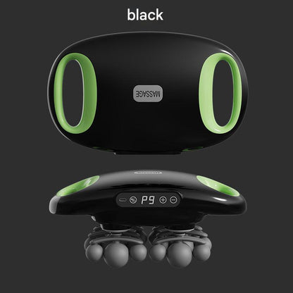Rechargeable massage gun with multiple heads
