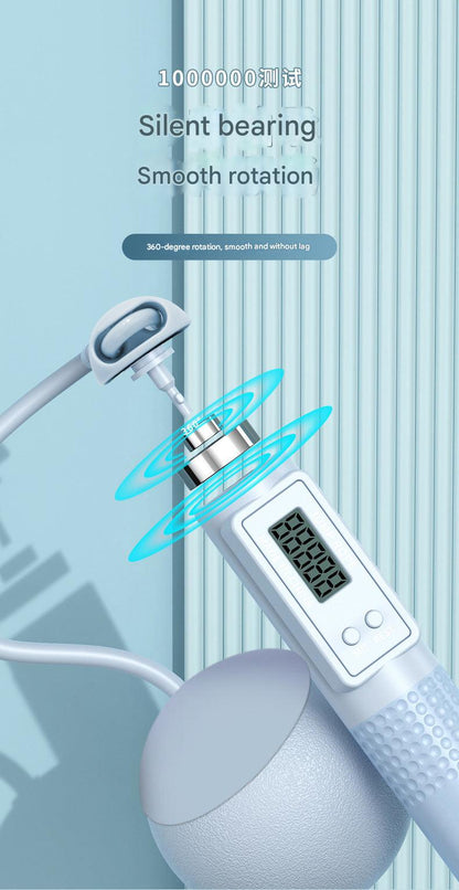 Smart Weighted Jump Rope Close-Up