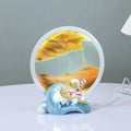 Ride the Wind Sand Art - Gold