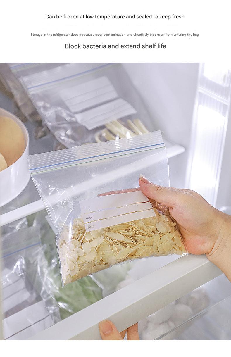 Plastic food storage bags assortment