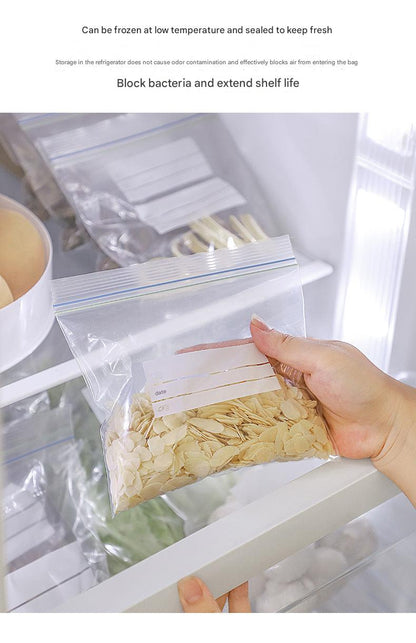 Plastic food storage bags assortment