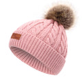 Single Pom-Pom Deep Pink Hat