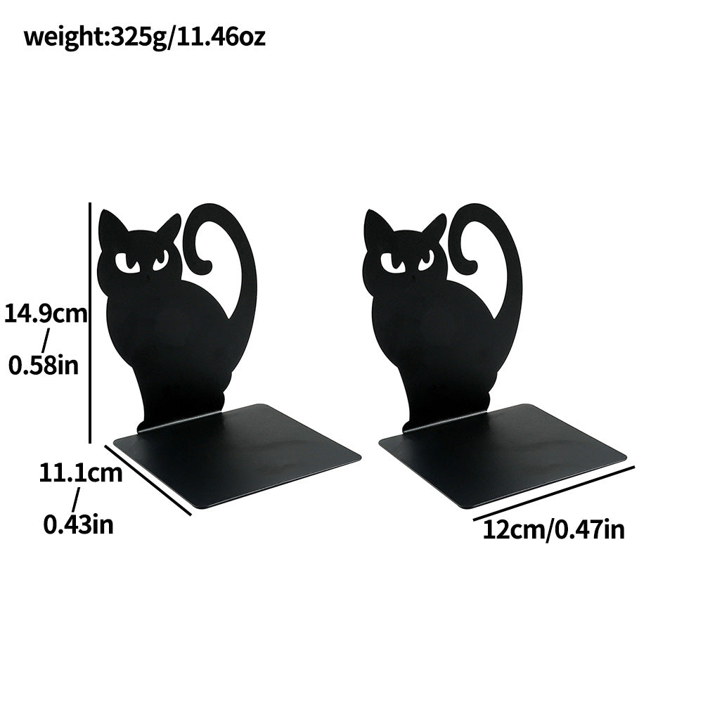 Durable cat bookends for books image 4