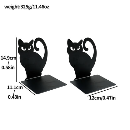 Durable cat bookends for books image 4